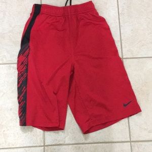 Nike red shorts